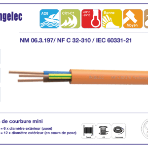 CÂBLE SÉCURITÉ INCENDIE CR1 – C1 FireSecure